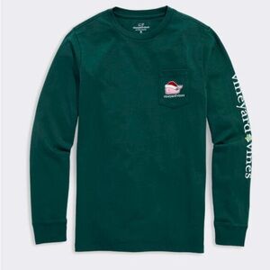 Boys Vineyard Vines Santa T-Shirt